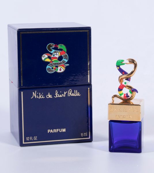 Niki De Saint Phalle : Flacone Dance of the Snakes  - Asta Dipinti, Disegni, Sculture e Grafica - Associazione Nazionale - Case d'Asta italiane