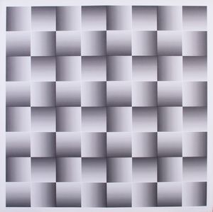 GETULIO ALVIANI - Testura grafica ad inclinazione ottica