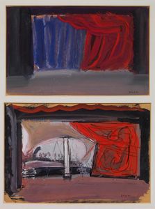 Mario Sironi - Studi di scenografia per il Don Carlos