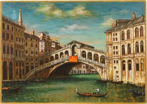 Giorgio de Chirico - Venezia - Ponte di Rialto