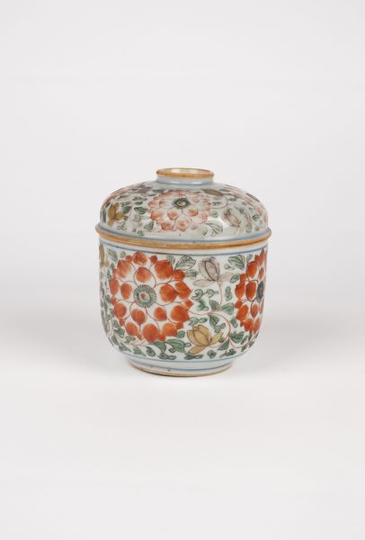 Scatola con coperchio in porcellana Famiglia Verde. Cina, secolo XIX  - Asta Arte orientale - Associazione Nazionale - Case d'Asta italiane