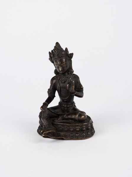 Piccola scultura in bronzo. Tibet/Nepal, secolo XVIII/XIX  - Asta Arte orientale - Associazione Nazionale - Case d'Asta italiane