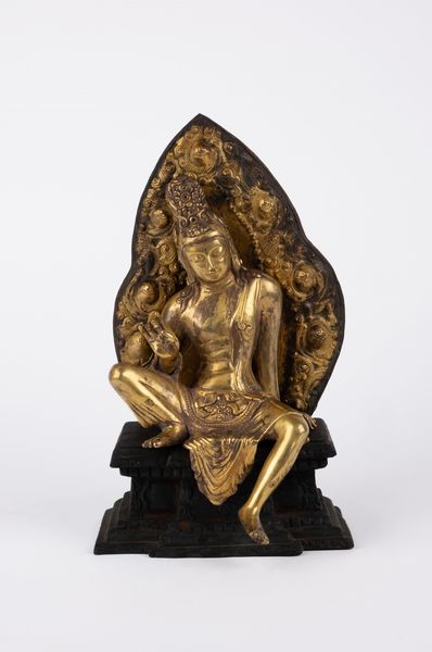 Antica scultura tibetana in bronzo  - Asta Arte orientale - Associazione Nazionale - Case d'Asta italiane
