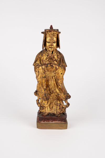 Antica figura cinese in bronzo  - Asta Arte orientale - Associazione Nazionale - Case d'Asta italiane