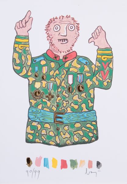 ENRICO BAJ : La visita  - Asta Arte Contemporanea - Associazione Nazionale - Case d'Asta italiane