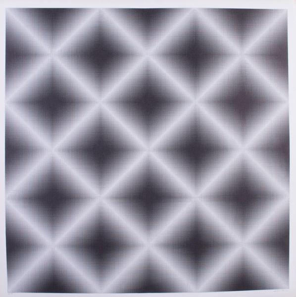 GETULIO ALVIANI : Testura grafica per ortogonale  - Asta Arte Contemporanea - Associazione Nazionale - Case d'Asta italiane