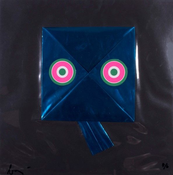 ENRICO BAJ : Testa d'argento  - Asta Arte Contemporanea - Associazione Nazionale - Case d'Asta italiane