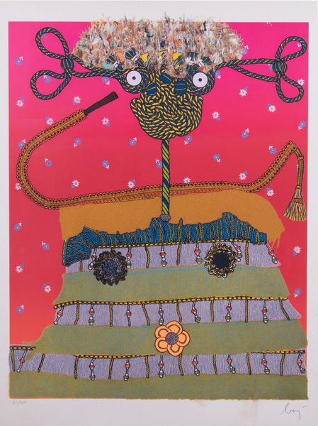 ENRICO BAJ : La principessa Caterina Romanovna Vorontsova Dashkova e Cristina di Lorena, Granduchessa di Toscana  - Asta Arte Contemporanea - Associazione Nazionale - Case d'Asta italiane