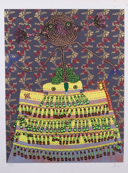 ENRICO BAJ : Ninette de Valois e Marceline Des Bordes-Valmore  - Asta Arte Contemporanea - Associazione Nazionale - Case d'Asta italiane