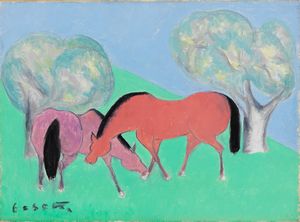 GIUSEPPE CESETTI - Cavalli