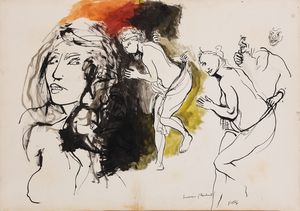 Renato Guttuso - Susanna (Rembrandt)