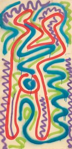Keith Haring & L.A. II - Senza titolo