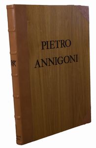 Pietro Annigoni - Libro «Pietro Annigoni a cura di Ugo Bellocchi» con litografia