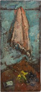 Filippo de Pisis - Natura morta con drappo