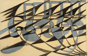 Giacomo Balla - Automobile in corsa