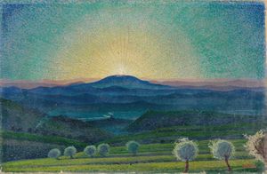 Gerardo Dottori - Paesaggio umbro