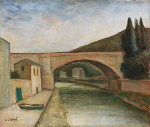 Carlo Carrà - Ponte a Nervi
