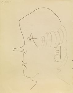 Pablo Picasso - Portrait de Georges Auric