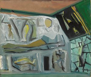 Mario Sironi - Composizione (I due mondi)