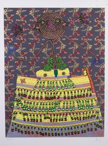 ENRICO BAJ - Ninette de Valois e Marceline Des Bordes-Valmore