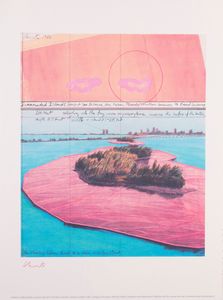 Christo - Surrounded Islands, Project for Biscayne Bay, Miami, Florida