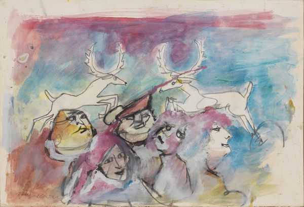 MINO MACCARI : Senza titolo  - Asta Arte Moderna - Associazione Nazionale - Case d'Asta italiane