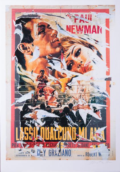 MIMMO ROTELLA : Lass qualcuno mi ama e Pugno proibito  - Asta Arte Moderna - Associazione Nazionale - Case d'Asta italiane