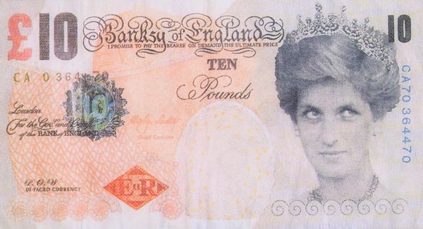 Banksy : Di-faced Tenners (Banksy of England)  - Asta Arte Moderna - Associazione Nazionale - Case d'Asta italiane