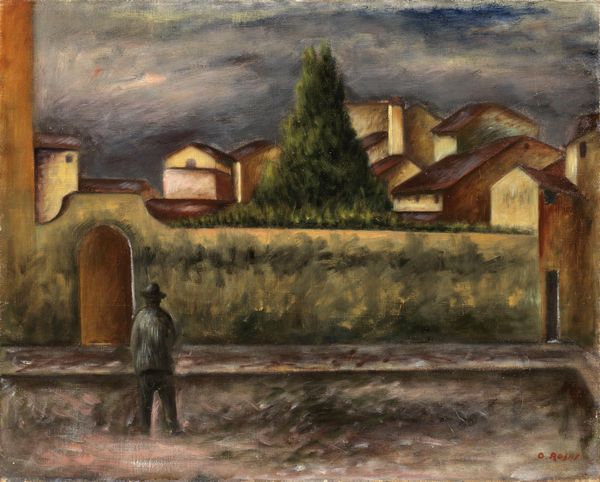 OTTONE ROSAI : Tempo di pioggia  - Asta Arte Moderna - Associazione Nazionale - Case d'Asta italiane