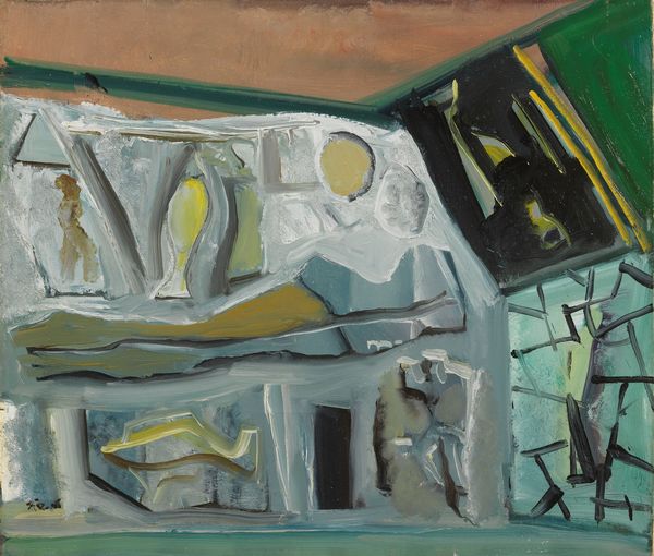 Mario Sironi : Composizione (I due mondi)  - Asta Arte Moderna - Associazione Nazionale - Case d'Asta italiane