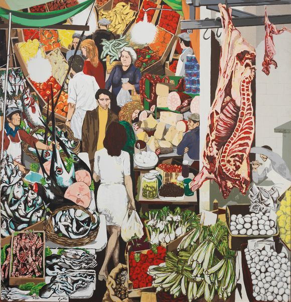 Renato Guttuso : Vucciria  - Asta Arte Moderna - Associazione Nazionale - Case d'Asta italiane