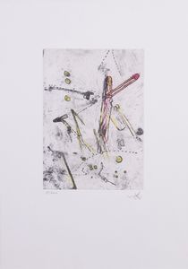 ROBERTO SEBASTIAN MATTA - Due grafiche Droites libres