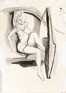 Renato Guttuso - Figura femminile