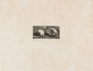 Giorgio Morandi - Natura morta con pane e limone