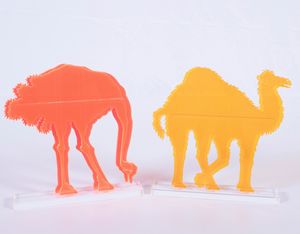 GINO MAROTTA - Struzzo artificiale e Dromedario artificiale