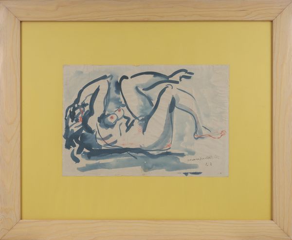 PEVERELLI CESARE (1922 - 2000) : Nudo di donna coricata.  - Asta Asta 407 | ARTE MODERNA E CONTEMPORANEA Virtuale - Associazione Nazionale - Case d'Asta italiane