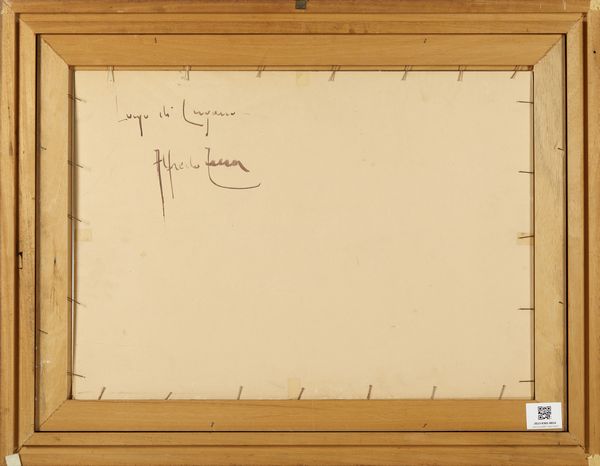 ZECCA ALFREDO (1917 - 1998) : Lago di Lugano.  - Asta Asta 407 | ARTE MODERNA E CONTEMPORANEA Virtuale - Associazione Nazionale - Case d'Asta italiane