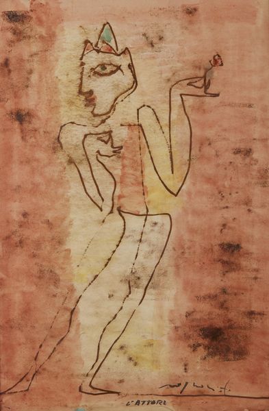 ROGNONI FRANCO (1913 - 1999) : L'attore.  - Asta Asta 407 | ARTE MODERNA E CONTEMPORANEA Virtuale - Associazione Nazionale - Case d'Asta italiane