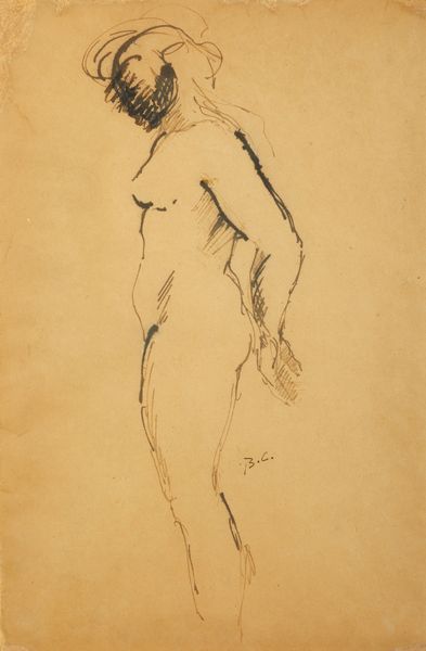 CALVANI BRUNO (1904 - 1985) : Nudo di donna.  - Asta Asta 407 | ARTE MODERNA E CONTEMPORANEA Virtuale - Associazione Nazionale - Case d'Asta italiane