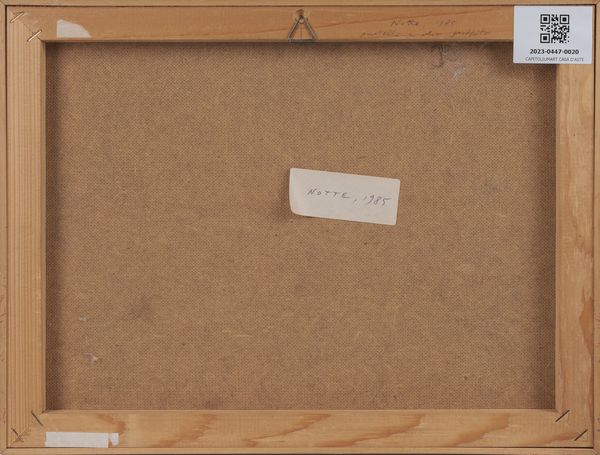 DELLA TORRE ENRICO (n. 1931) : Notte.  - Asta Asta 407 | ARTE MODERNA E CONTEMPORANEA Virtuale - Associazione Nazionale - Case d'Asta italiane