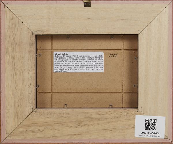 ADAMI VALERIO (n. 1935) : Senza titolo.  - Asta Asta 407 | ARTE MODERNA E CONTEMPORANEA Virtuale - Associazione Nazionale - Case d'Asta italiane