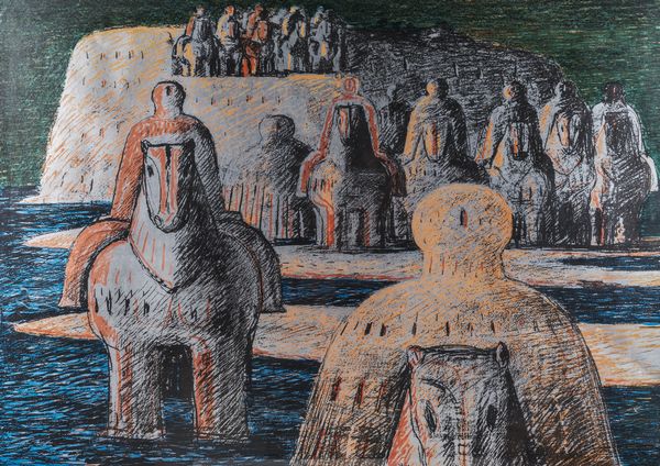 FIUME SALVATORE (1915 - 1997) : Le pietre equestri.  - Asta Asta 407 | ARTE MODERNA E CONTEMPORANEA Virtuale - Associazione Nazionale - Case d'Asta italiane