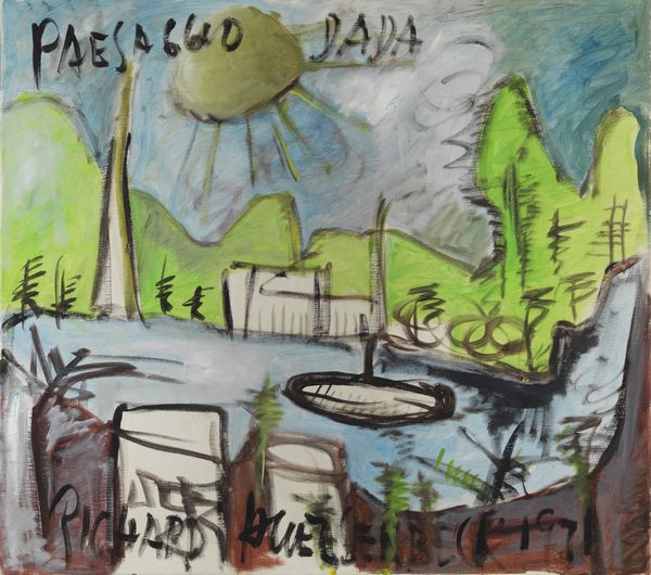 HUELSENBECK RICHARD (1892 - 1974) : Paesaggio dada.  - Asta Asta 407 | ARTE MODERNA E CONTEMPORANEA Virtuale - Associazione Nazionale - Case d'Asta italiane
