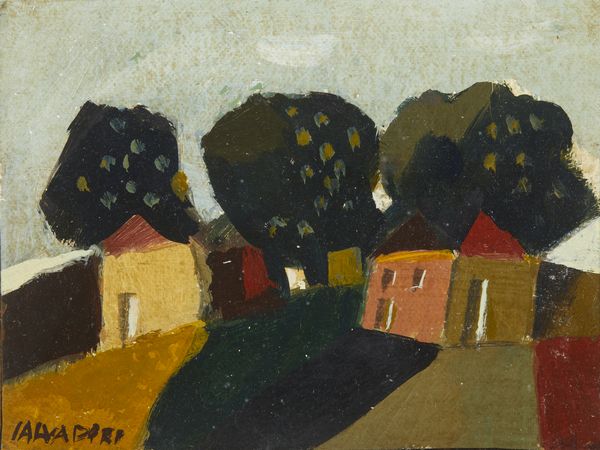 SALVADORI GIULIO (1918 - 1999) : Case.  - Asta Asta 407 | ARTE MODERNA E CONTEMPORANEA Virtuale - Associazione Nazionale - Case d'Asta italiane