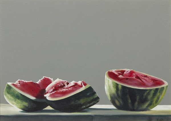 CICCOTELLI BENIAMINO (n. 1937) : Pezzi di cocomero.  - Asta Asta 407 | ARTE MODERNA E CONTEMPORANEA Virtuale - Associazione Nazionale - Case d'Asta italiane