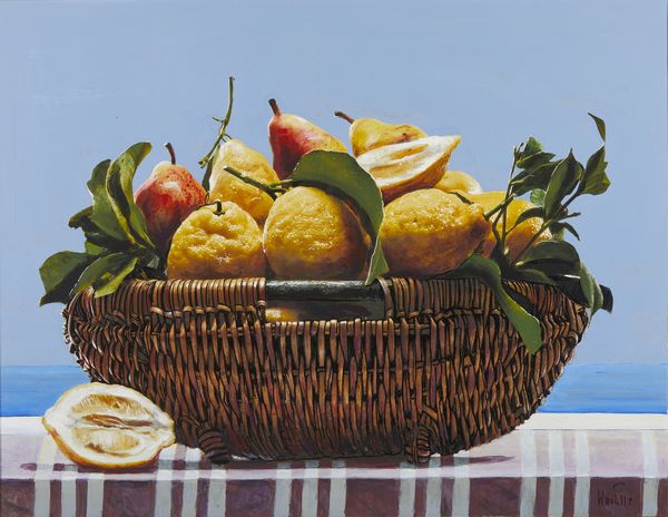 CICCOTELLI BENIAMINO (n. 1937) : Grande cesta di limoni.  - Asta Asta 407 | ARTE MODERNA E CONTEMPORANEA Virtuale - Associazione Nazionale - Case d'Asta italiane