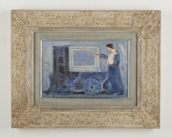 LONGARETTI TRENTO (n. 1916) : Madre e organetto.  - Asta Asta 407 | ARTE MODERNA E CONTEMPORANEA Virtuale - Associazione Nazionale - Case d'Asta italiane