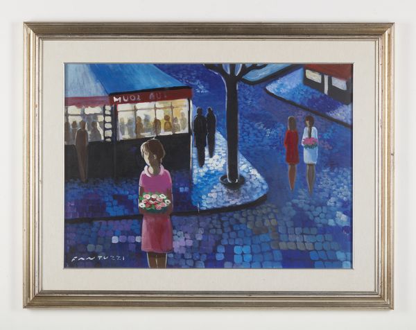 FANTUZZI ELIANO (1909 - 1987) : Notturno.  - Asta Asta 407 | ARTE MODERNA E CONTEMPORANEA Virtuale - Associazione Nazionale - Case d'Asta italiane