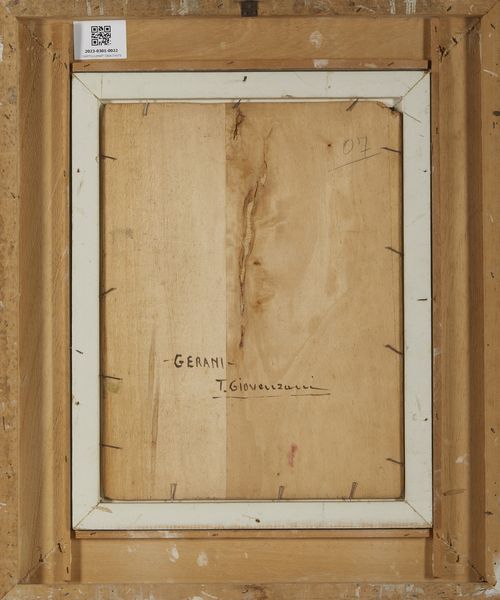 GIOVENZANI TULLIO  (1907 - 1975) : Gerani.  - Asta Asta 407 | ARTE MODERNA E CONTEMPORANEA Virtuale - Associazione Nazionale - Case d'Asta italiane