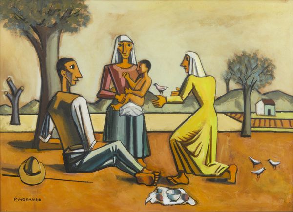 MORANDO PIETRO (1889 - 1980) : La famiglia.  - Asta Asta 407 | ARTE MODERNA E CONTEMPORANEA Virtuale - Associazione Nazionale - Case d'Asta italiane